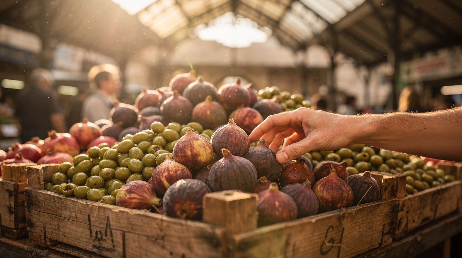 Une matinée au marché central