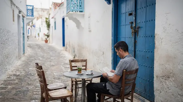 The cafés of Sidi Bou Said