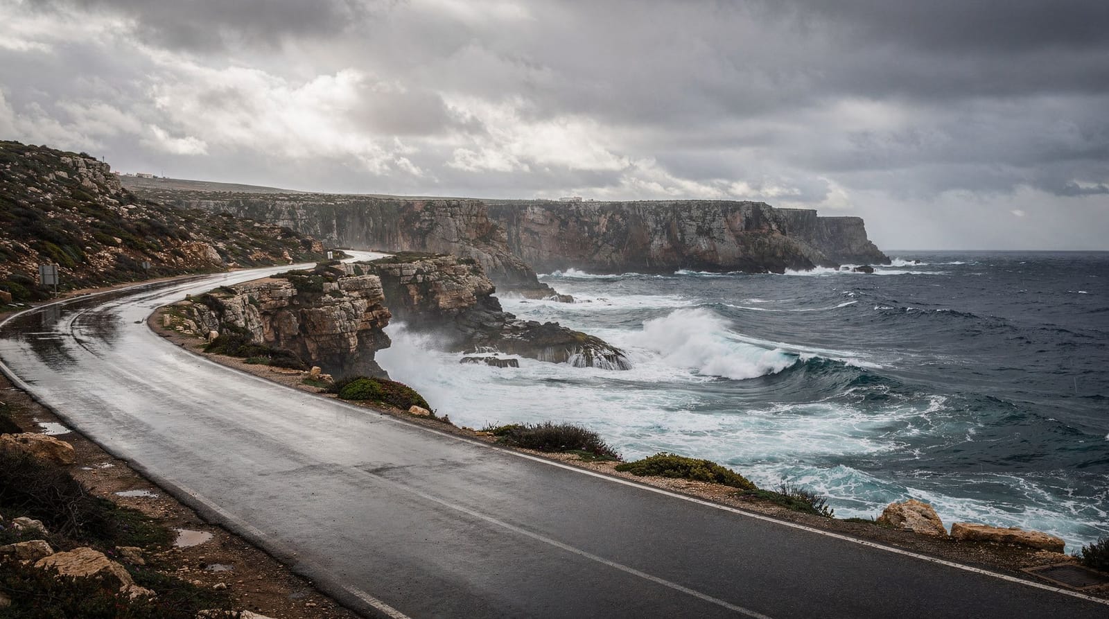 O circuito de Cap Bon num dia