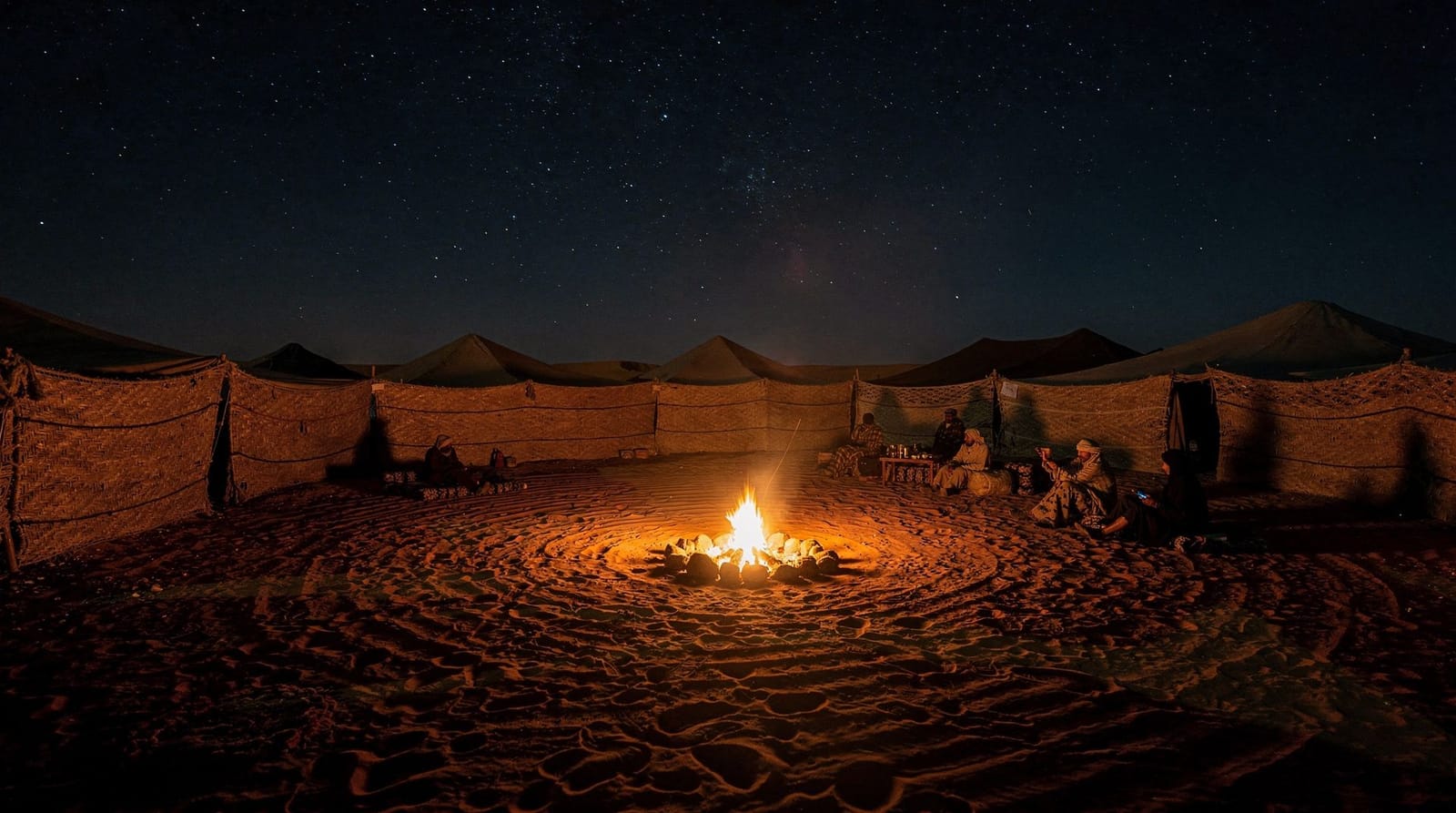 Acampamentos e bivouacs no deserto: como é realmente uma noite