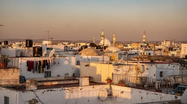 Rooftop views over the medina of Tunis
