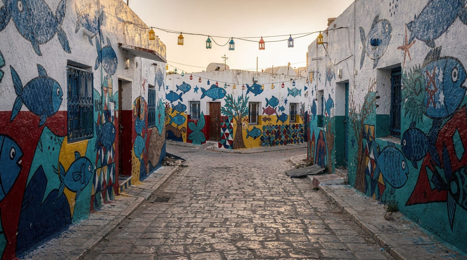 Street art em Tunes e Djerbahood